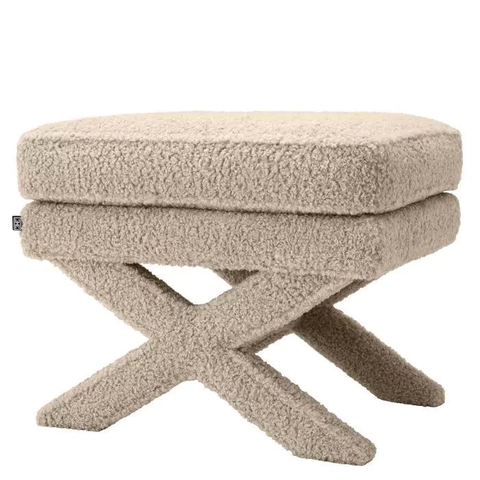 Taburet Ottoman Cordoba Canberra Sand 115607, Eichholtz